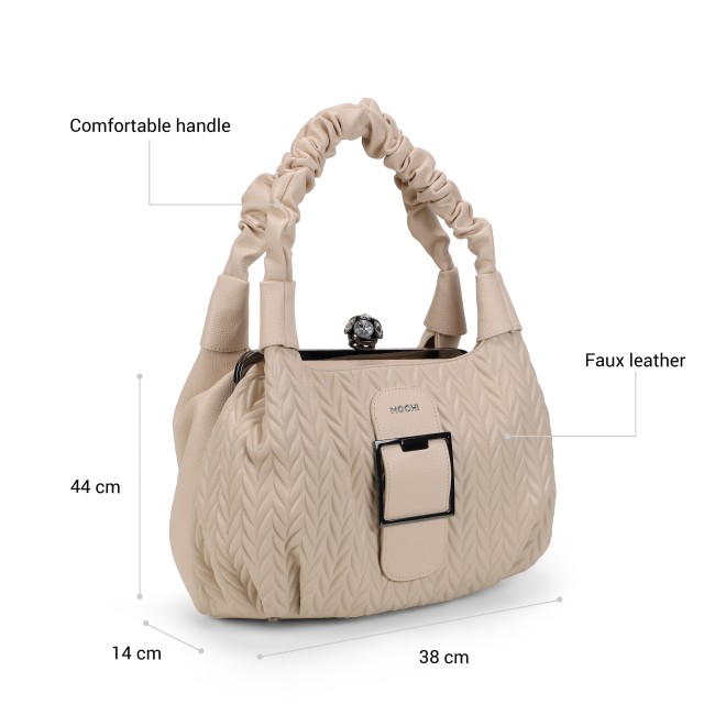 Mochi Women Beige Shoulder Bag (SKU: 66-984-20-10)