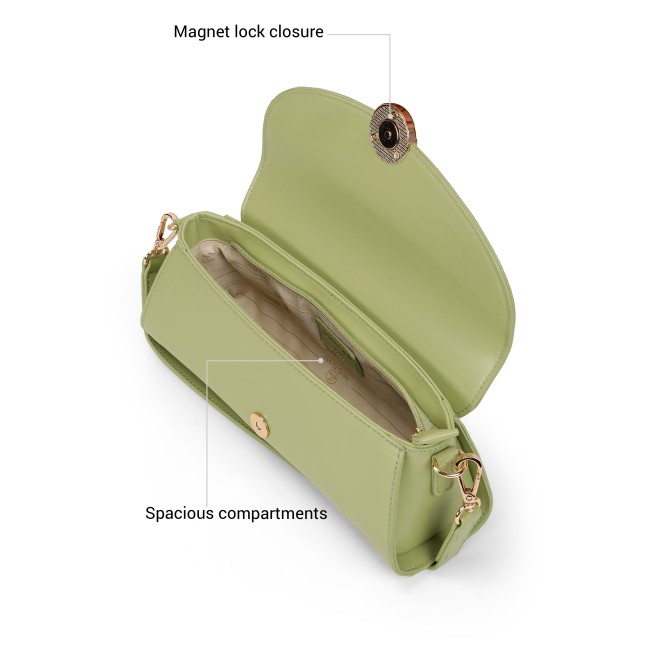 Mochi Women Green Shoulder Bag (SKU: 66-985-21-10)