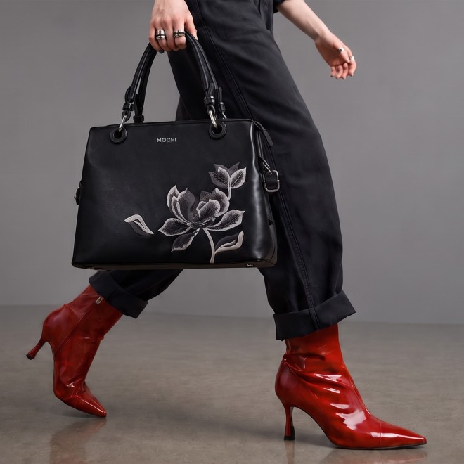 Mochi Women Black Satchel Bag (SKU: 66-986-11-10)