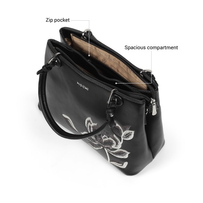 Mochi Women Black Satchel Bag (SKU: 66-986-11-10)