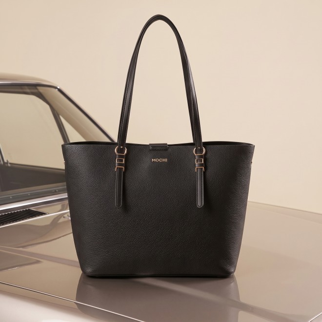 Mochi Women Black Tote Bag (SKU: 66-989-11-10)