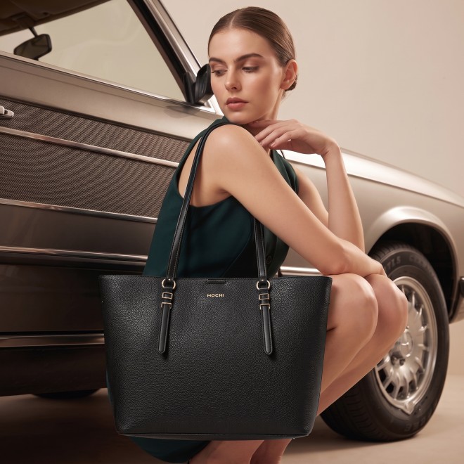 Mochi Women Black Tote Bag (SKU: 66-989-11-10)