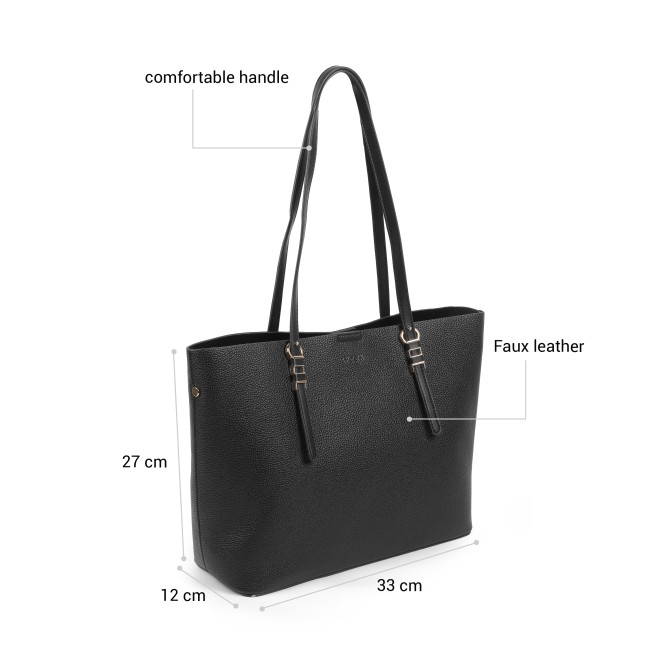 Mochi Women Black Tote Bag (SKU: 66-989-11-10)