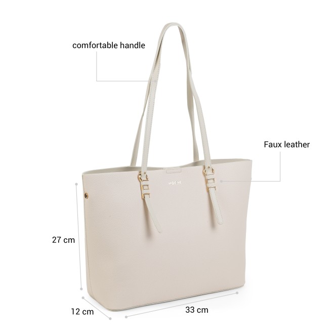 Mochi Women Off-white Tote Bag (SKU: 66-989-66-10)