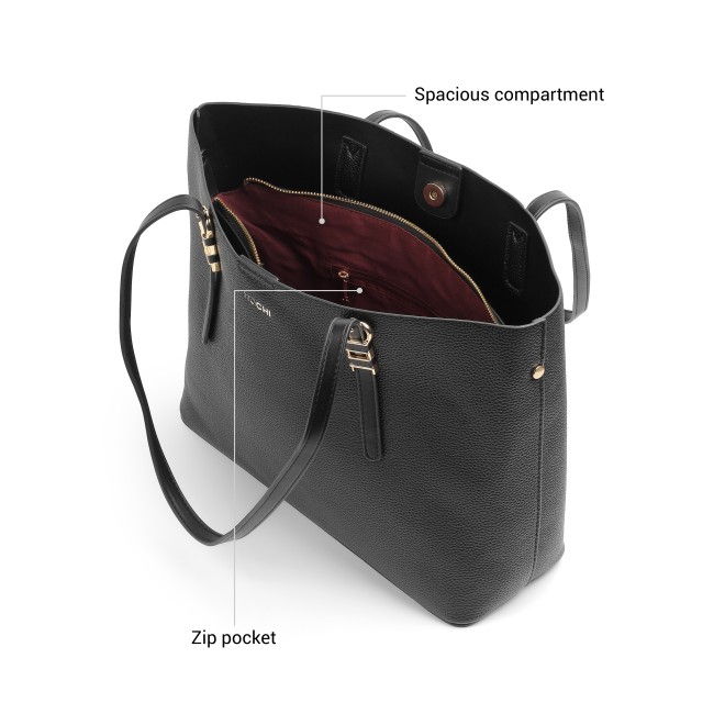 Mochi Women Black Tote Bag (SKU: 66-989-11-10)