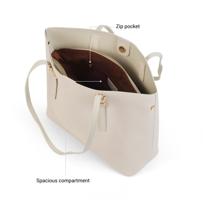 Mochi Women Off-white Tote Bag (SKU: 66-989-66-10)