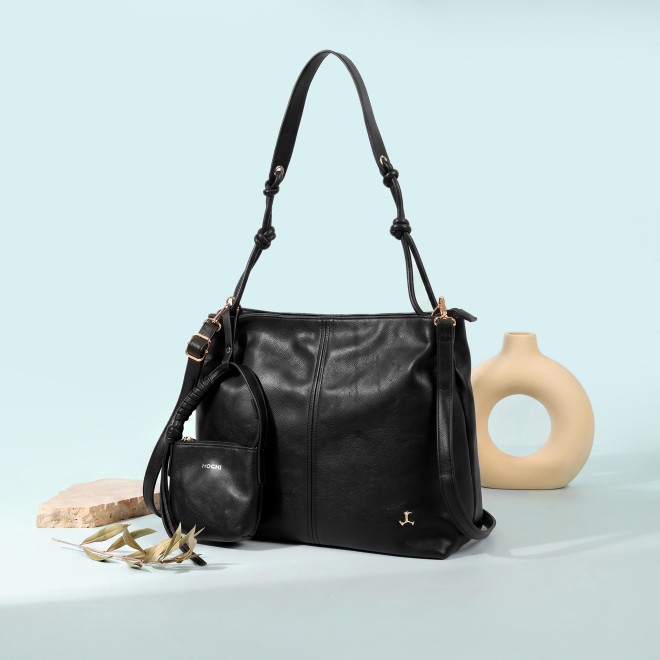 Mochi Women Black Shoulder Bag (SKU: 66-990-11-10)