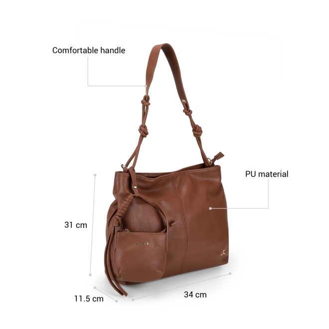Mochi Women Brown Shoulder Bag (SKU: 66-990-12-10)