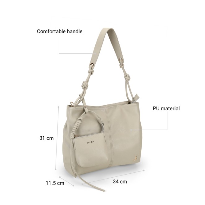 Mochi Women Grey Shoulder Bag (SKU: 66-990-14-10)