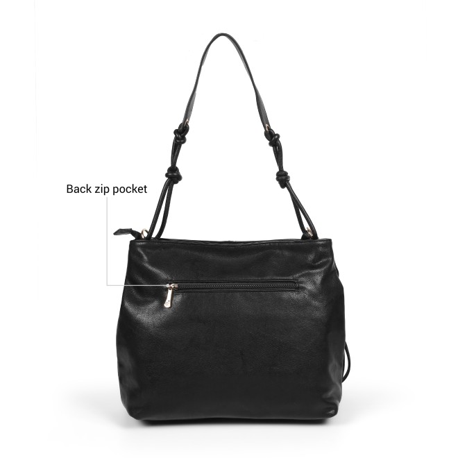 Mochi Women Black Shoulder Bag (SKU: 66-990-11-10)