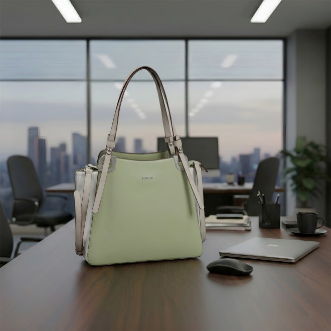 Women Green Shoulder Bag