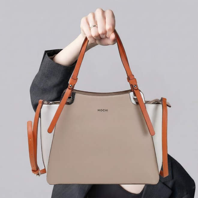 Mochi Women Beige Shoulder Bag (SKU: 66-991-20-10)