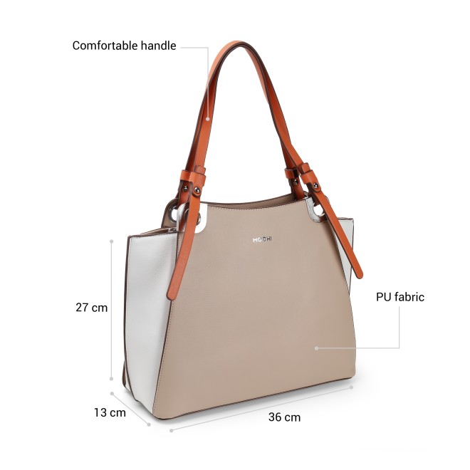 Mochi Women Beige Shoulder Bag (SKU: 66-991-20-10)