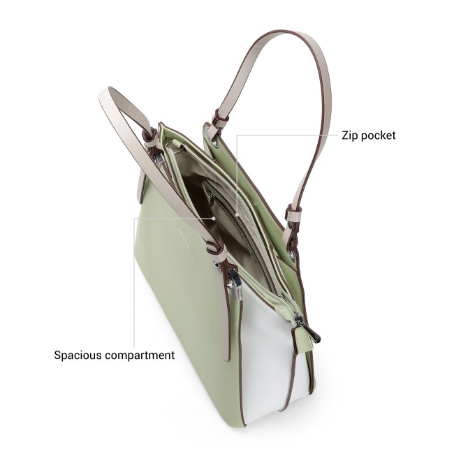 Mochi Women Green Shoulder Bag (SKU: 66-991-21-10)