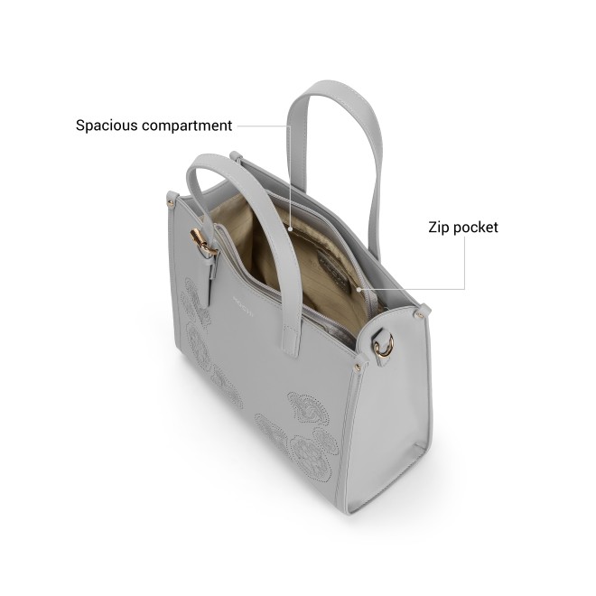 Mochi Women Light-grey Satchel Bag (SKU: 66-994-59-10) Mochi Women Light-grey Satchel Bag (SKU: 66-994-59-10)