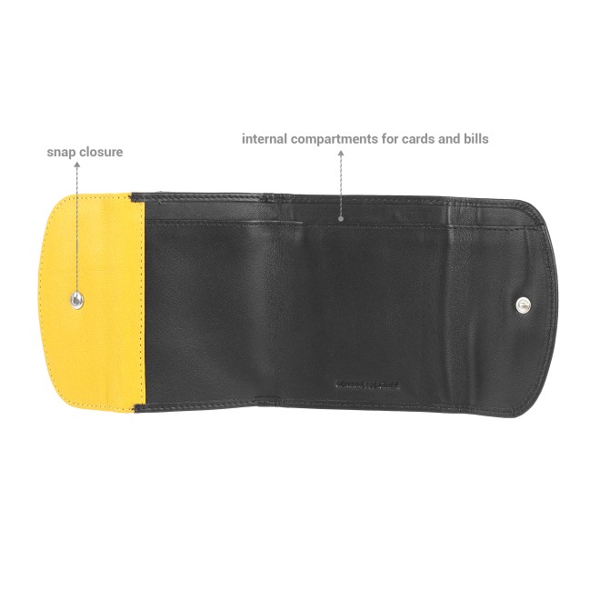 Mochi Women Black Womens Wallets Bifold (SKU: 70-18-11-10)