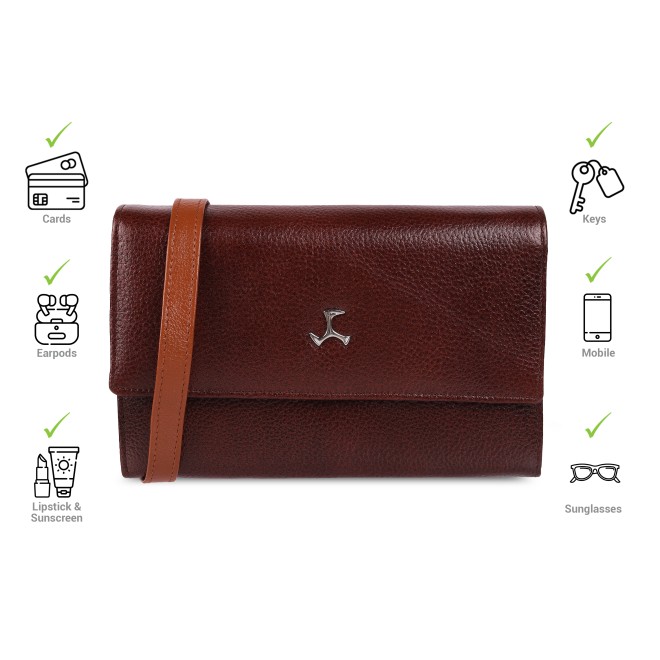 Mochi Women Brown Womens Wallets Bifold (SKU: 70-23-12-10)