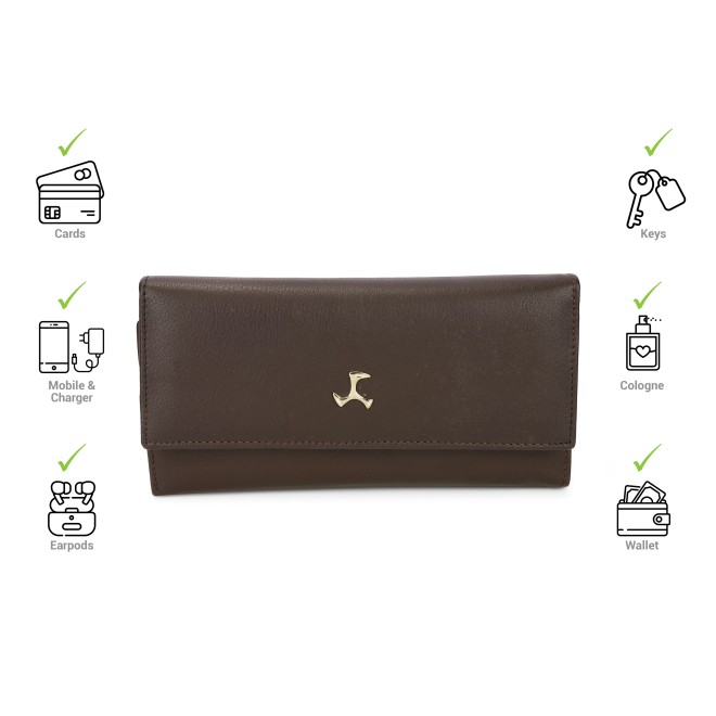 Mochi Women Brown Wallet (SKU: 70-24-12-10)