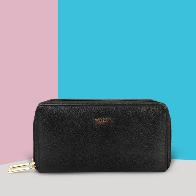 Women Black Wallet