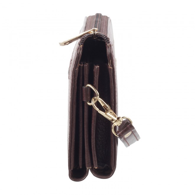 Mochi Women Brown Wallets Zip Around (SKU: 70-3598-12-10)
