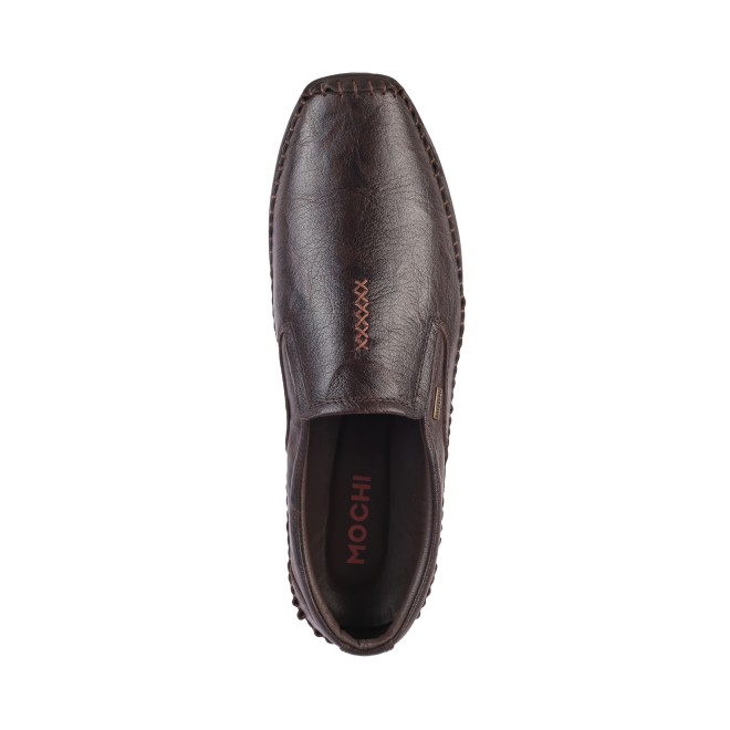 Mochi Men Brown Casual Loafers (SKU: 71-176-12-40)