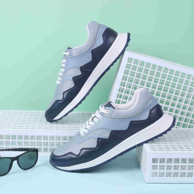 Mochi Men Blue Casual Sneakers