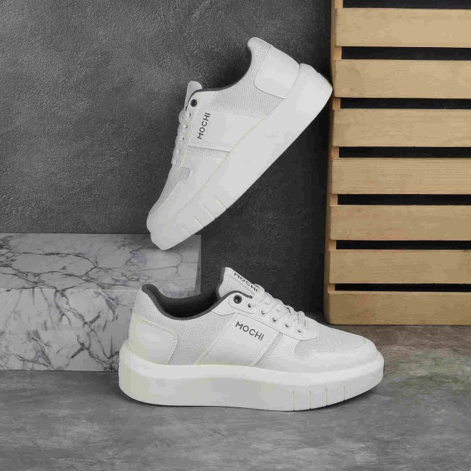 Mochi Men White Casual Sneakers (SKU: 71-282-16-41)