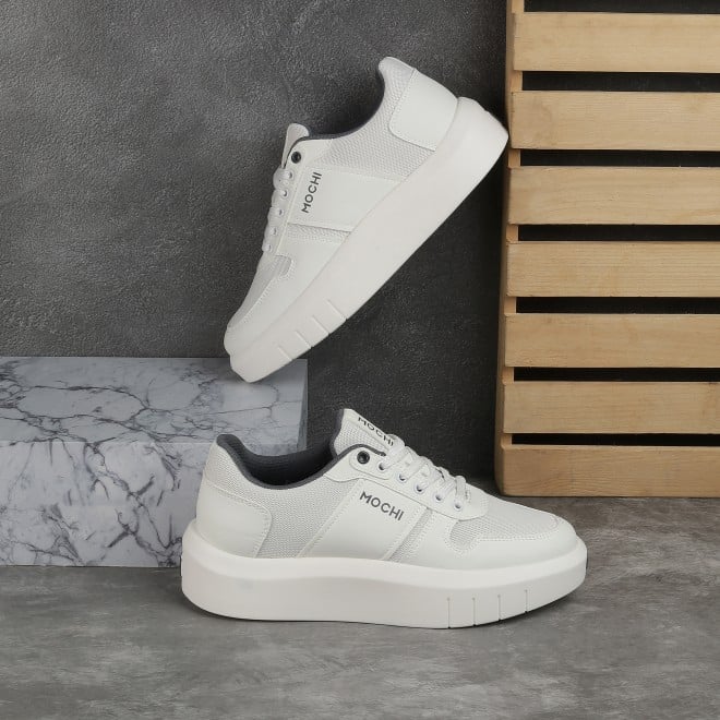 Men White Casual Sneakers
