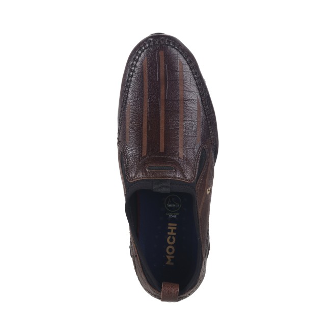Mochi Men Brown Casual Loafers (SKU: 71-334-12-40)