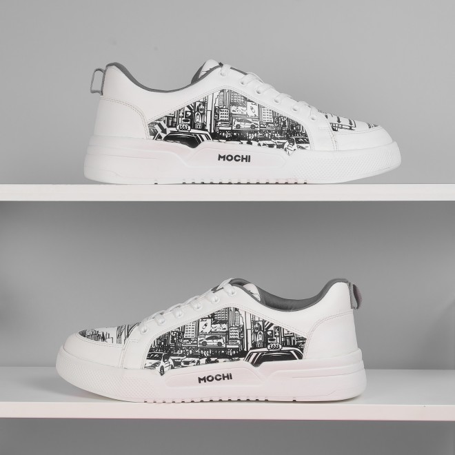 Chimiketaです。 Buy Mochi Men White Casual Sneakers Online | SKU: 71-366-71-40
