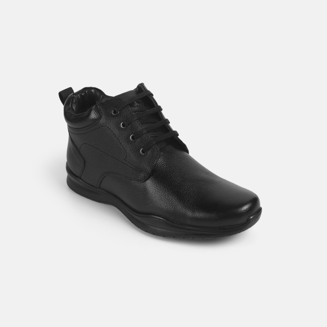 Mochi Men Black Casual Boots