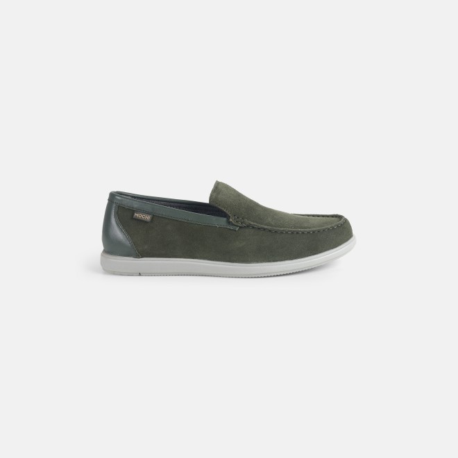 Mochi Men Olive Casual Loafers (SKU: 71-379-49-40)