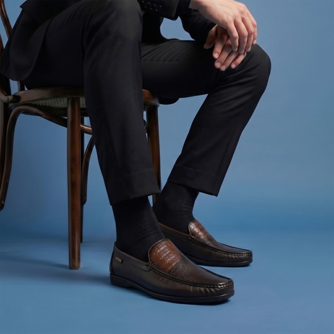 Mochi Men Brown Casual Loafers (SKU: 71-380-12-40)