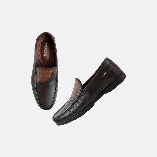Mochi Men Brown Casual Loafers (SKU: 71-380-12-40)