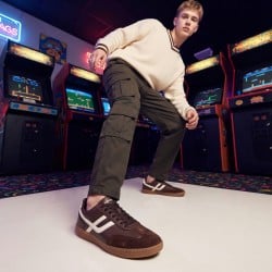 Mochi Men Brown Casual Sneakers
