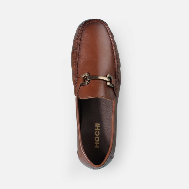 Mochi Men Tan Casual Loafers (SKU: 71-391-23-39)