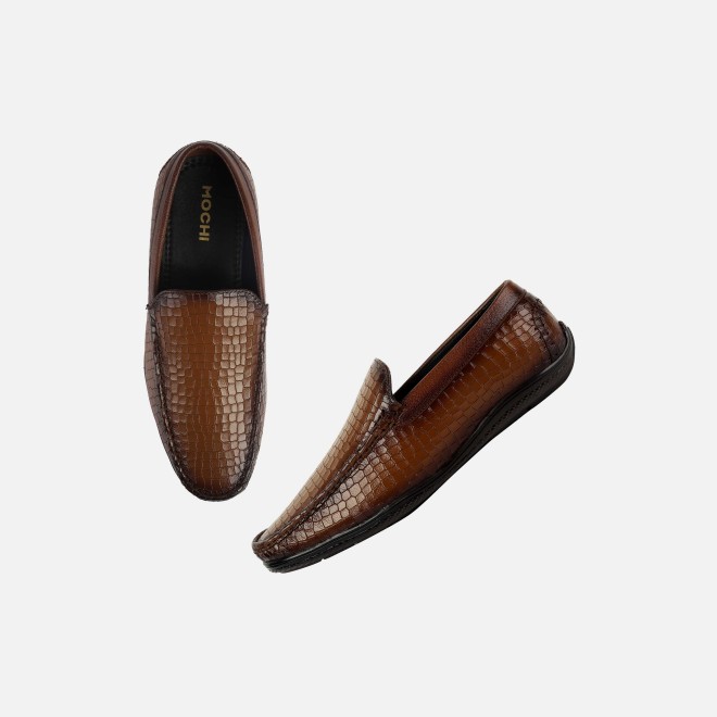 Mochi Men Tan Casual Loafers (SKU: 71-395-23-40)