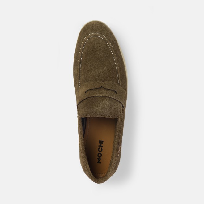 Mochi Men Olive Casual Loafers (SKU: 71-399-49-40) Mochi Men Olive Casual Loafers (SKU: 71-399-49-40)