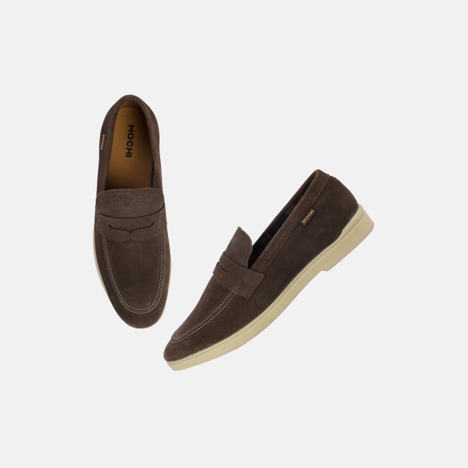 Mochi Men Brown Casual Loafers (SKU: 71-399-12-41)