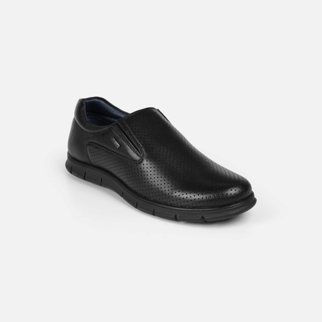Mochi Men Black Formal Moccasin