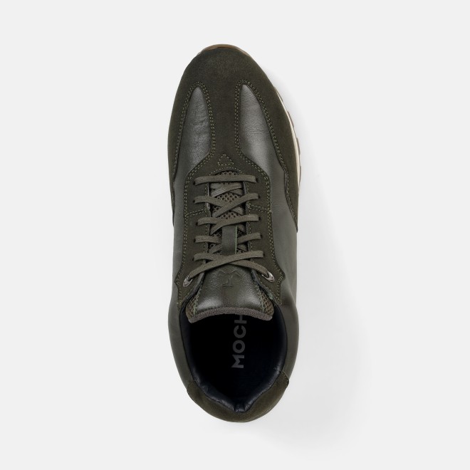 Mochi Men Green Casual Lace Up (SKU: 71-408-21-41)