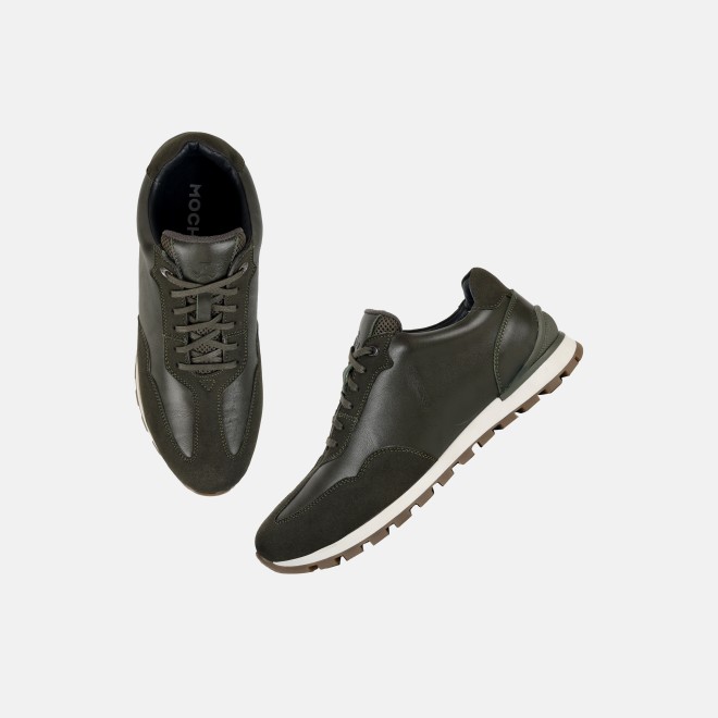 Mochi Men Green Casual Lace Up (SKU: 71-408-21-41)
