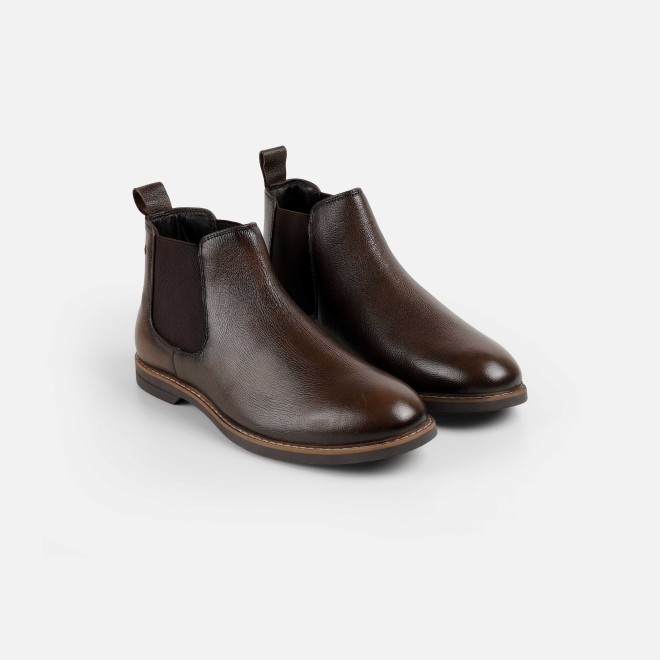 Mochi Men Brown Casual Boots (SKU: 71-413-12-40)