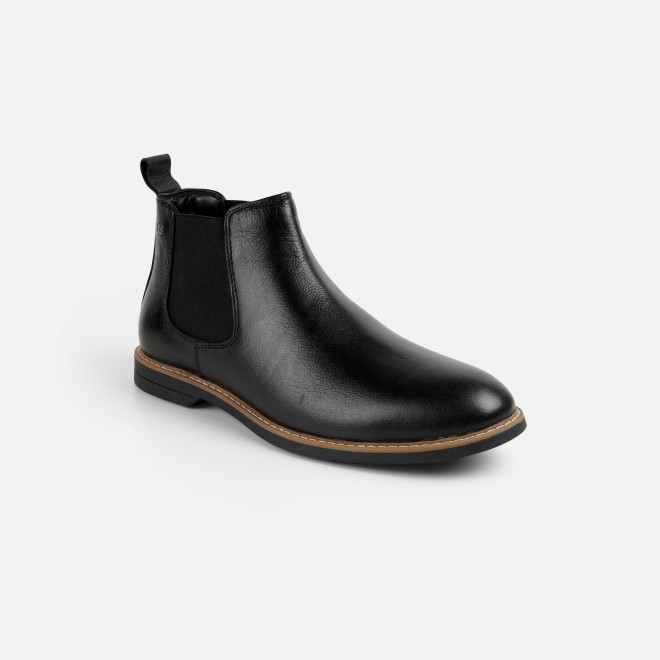 Mochi Men Black Casual Boots (SKU: 71-413-11-40)