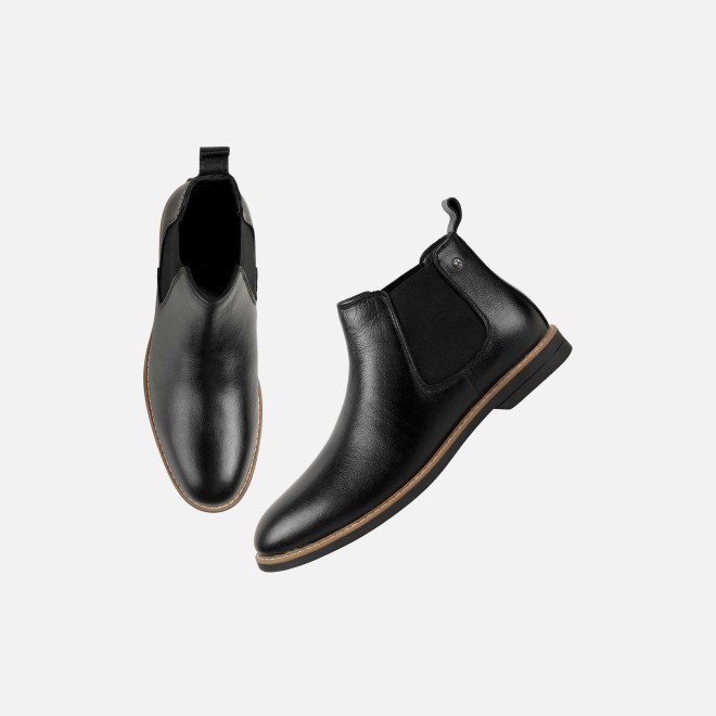 Mochi Men Black Casual Boots (SKU: 71-413-11-40)