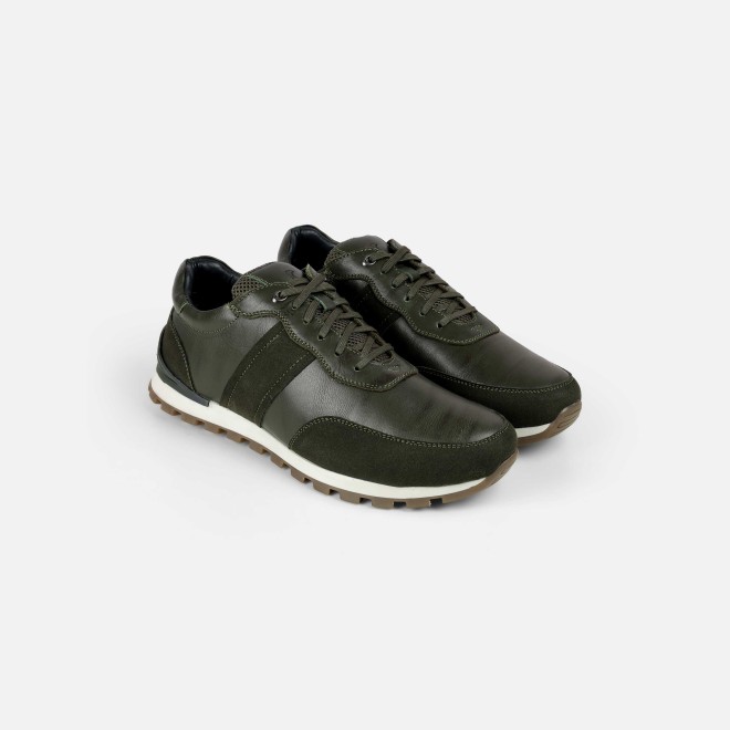 Mochi Men Green Casual Lace Up (SKU: 71-414-21-40)