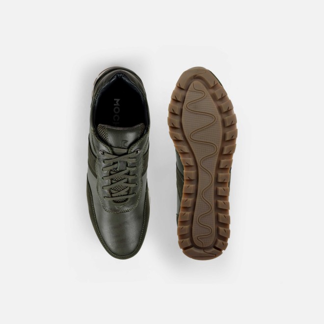 Mochi Men Green Casual Lace Up (SKU: 71-414-21-40)