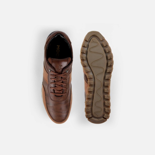 Mochi Men Tan Casual Lace Up (SKU: 71-414-23-40)