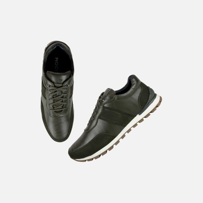 Mochi Men Green Casual Lace Up (SKU: 71-414-21-40)