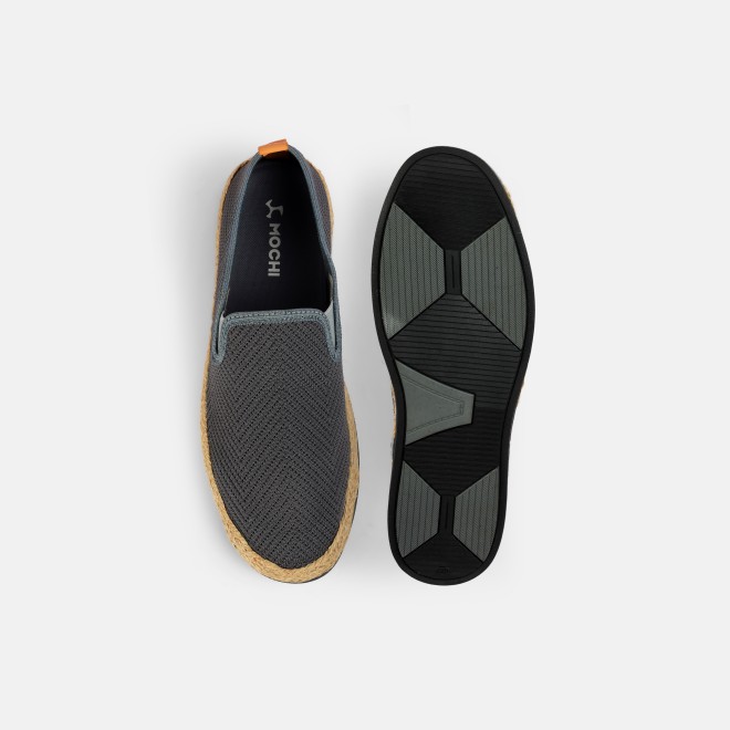 Mochi Men Grey Casual Moccasin (SKU: 71-431-14-40)